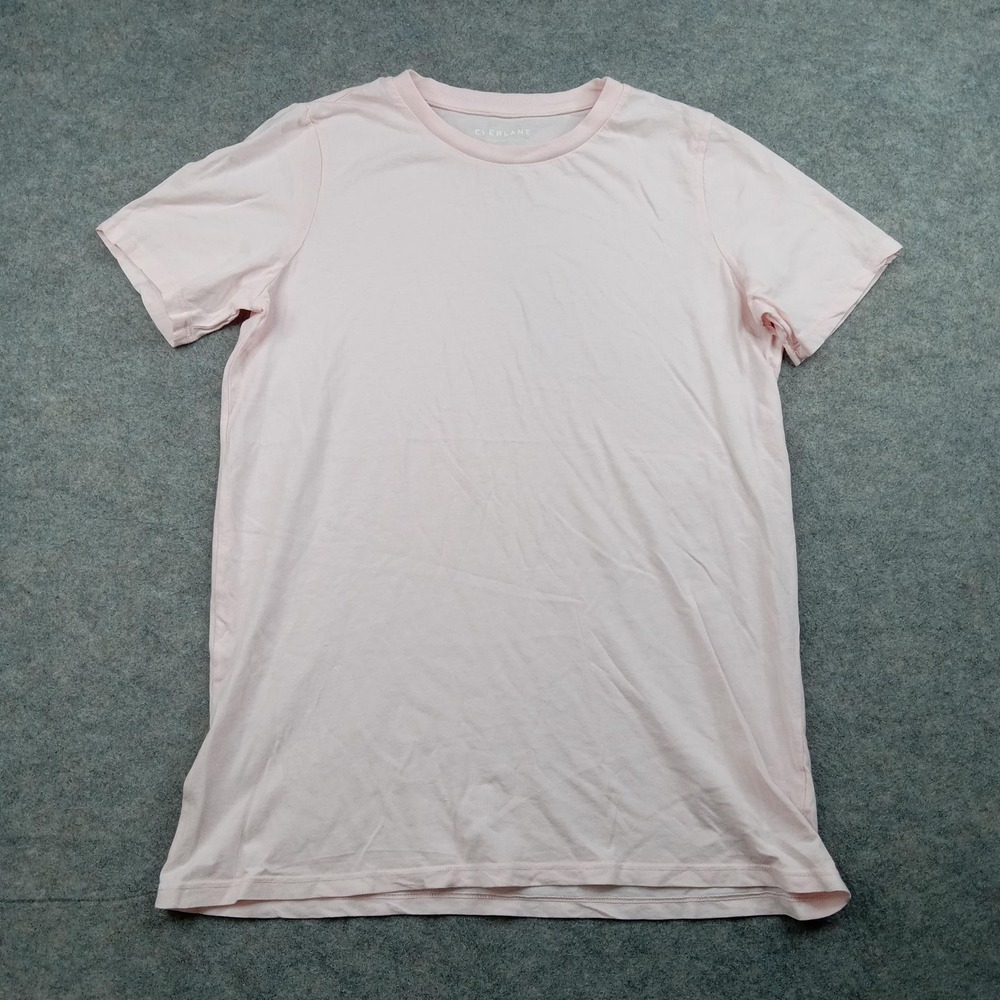 Everlane Shirt Mens Large Pink Supima Cotton Crewneck Tee T-Shirt Basic SS